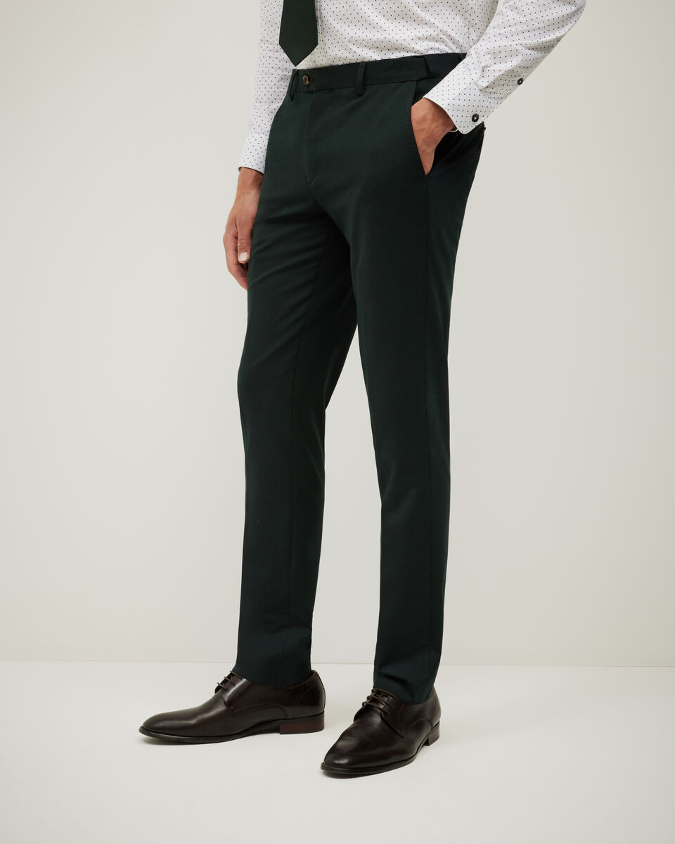 Textured Tailored Pant, Dark Khaki, hi-res